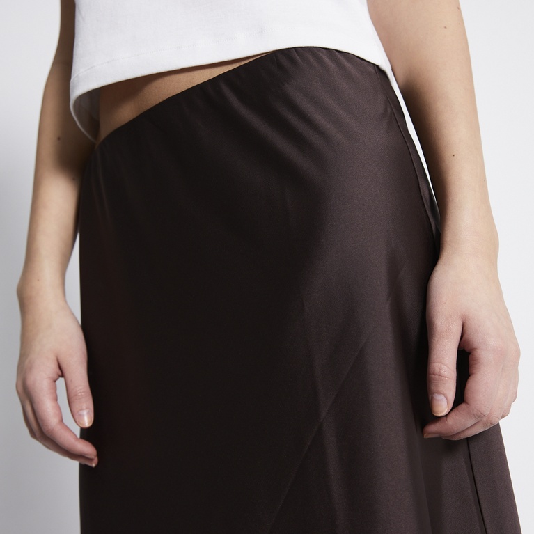 Lace satin skirt "Merielle"